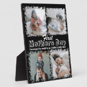 Foto Collage zum ersten Muttertag Fotoplatte (Seite)