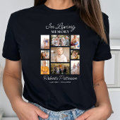Foto-Collage zur Erinnerung - Trauerfeier Gedenkfe T-Shirt