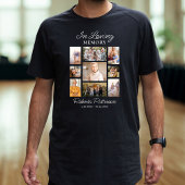 Foto-Collage zur Erinnerung - Trauerfeier Gedenkfe T-Shirt