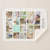 Foto-Collagen-Monogramm-Namen-Kalligraphie des Sherpadecke (Vorderseite (Horizontal))