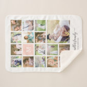 Foto-Collagen-Monogramm-Namen-Kalligraphie des Sherpadecke (Vorderseite (Horizontal))