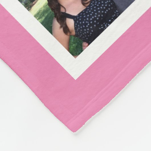 Foto-Collagen-Mosaik-Quadrat-Rahmen-Monogramm des Fleecedecke (Ecke)