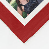 Foto-Collagen-Mosaik-Quadrat-Rahmen-Monogramm des Fleecedecke (Ecke)