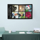 Foto-Collagen-vertikales Mosaik-Bild der Banner (Messeveranstaltung)