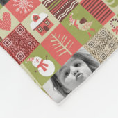 Foto-Collagendecke des Weihnachten 20 mit Fleecedecke (Ecke)