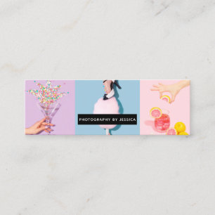 Foto-Collagenphotograph der modernen Fotografie Mini Visitenkarte