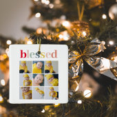 Foto Colorful Meured Holiday Gift Keramikornament