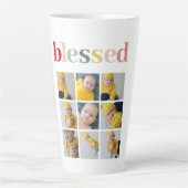 Foto Colorful Meured Holiday Gift Milchtasse (Vorderseite)