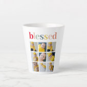 Foto Colorful Meured Holiday Gift Milchtasse (Vorderseite)