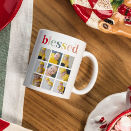 Foto Colorful Meured Holiday Gift Tasse