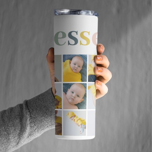 Foto Colorful Meured Holiday Gift Thermosbecher