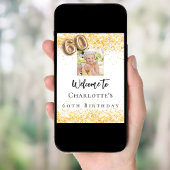 Foto Confetti zum 60. Geburtstag Poster