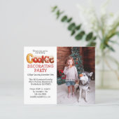 Foto Cookie Dekorieren der Party Einladung (Stehend Vorderseite)
