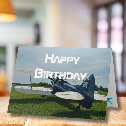 Foto, Cooler Luftfahrt Pilot Geburtstag Karte