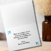 Foto, Cooler Luftfahrt Pilot Geburtstag Karte