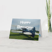 Foto, Cooler Luftfahrt Pilot Geburtstag Karte (Vorderseite)