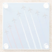 Foto, Cooler Spaß in der Luftfahrt Glasuntersetzer (Rückseite)