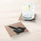 Foto, Cooler Spaß in der Luftfahrt Glasuntersetzer (Schrägansicht)