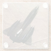 Foto, Cooler Spaß in der Luftfahrt Glasuntersetzer (Rückseite)