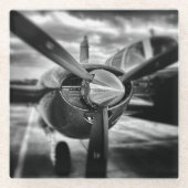 Foto, Cooler Spaß in der Luftfahrt Glasuntersetzer (Vorderseite)