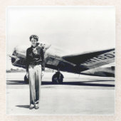 Foto, Cooler Spaß in der Luftfahrt Glasuntersetzer (Vorderseite)