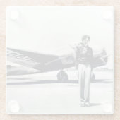 Foto, Cooler Spaß in der Luftfahrt Glasuntersetzer (Rückseite)