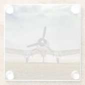 Foto, Cooler Spaß in der Luftfahrt Glasuntersetzer (Rückseite)