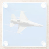 Foto, Cooler Spaß in der Luftfahrt Glasuntersetzer (Rückseite)