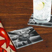 Foto, Cooler Spaß in der Luftfahrt Glasuntersetzer