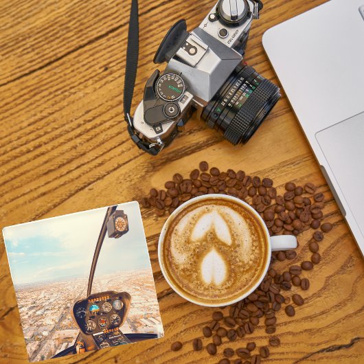 Foto, Cooler Spaß in der Luftfahrt Glasuntersetzer