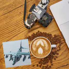 Foto, Cooler Spaß in der Luftfahrt Glasuntersetzer