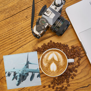 Foto, Cooler Spaß in der Luftfahrt Glasuntersetzer