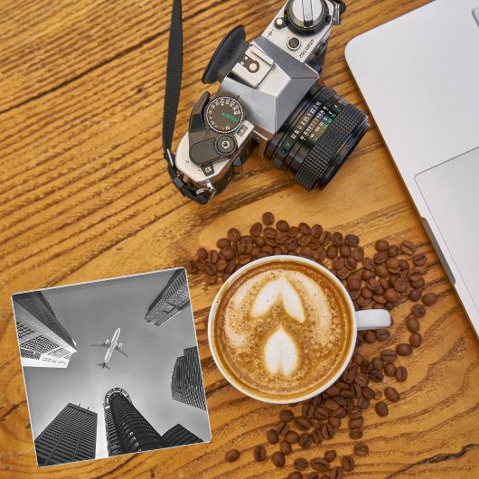 Foto, Cooler Spaß in der Luftfahrt Glasuntersetzer