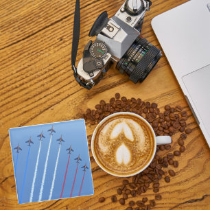 Foto, Cooler Spaß in der Luftfahrt Glasuntersetzer