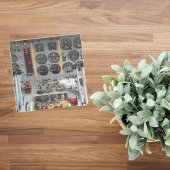 Foto, Cooler Spaß in der Luftfahrt Glasuntersetzer