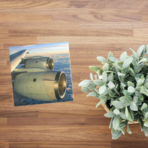 Foto, Cooler Spaß in der Luftfahrt Glasuntersetzer