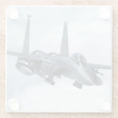 Foto, Cooler Spaß in der Luftfahrt Glasuntersetzer (Rückseite)