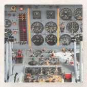 Foto, Cooler Spaß in der Luftfahrt Glasuntersetzer (Vorderseite)