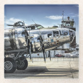 Foto, Cooler Spaß in der Luftfahrt Glasuntersetzer (Vorderseite)