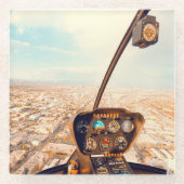 Foto, Cooler Spaß in der Luftfahrt Glasuntersetzer (Vorderseite)