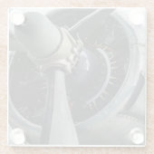 Foto, Cooler Spaß in der Luftfahrt Glasuntersetzer (Rückseite)