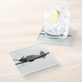 Foto, Cooler Spaß in der Luftfahrt Glasuntersetzer (Schrägansicht)