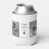 Foto Cooler zum Vatertag - Geschenk mit Kindername Dosenkühler (Kanne Vorderseite)