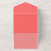 Foto Coral Wedding Einladung QR Code (Außenbereich)