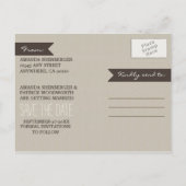 Foto Country Mason Jar Camouflage Speichern Sie di Ankündigungspostkarte (Rückseite)