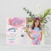 Foto Cowgirl Birthday Einladung Pferd Einladung (Stehend Vorderseite)