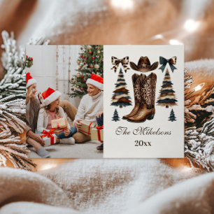 Foto Cowgirl Western Bow Weihnachten