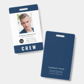 Foto-CREW für das  mit benutzerdefinierten Farbkom Ausweis (Vorder- & Rückseite)