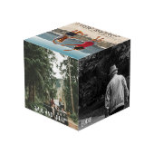 Foto Cube 5 Fotos Würfel (Rückseite Schrägansicht)