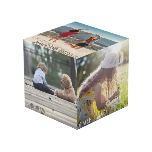 Foto Cube 5 Fotos Würfel (Vorderseite Schrägansicht)